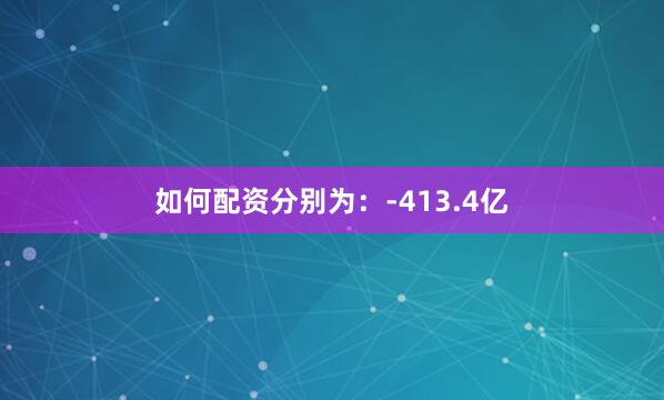 如何配资分别为：-413.4亿