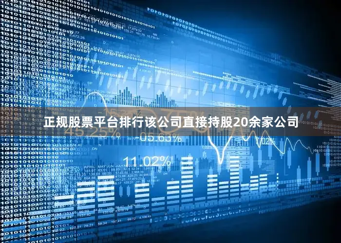 正规股票平台排行该公司直接持股20余家公司